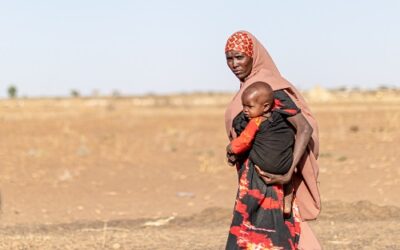 에티오피아 소말리 지역에서 기후변화로 인한 가뭄이 지속하면서 수많은 사람이 집과 가축, 농지가 있는 고향을 떠났다. /유엔난민기구 제공