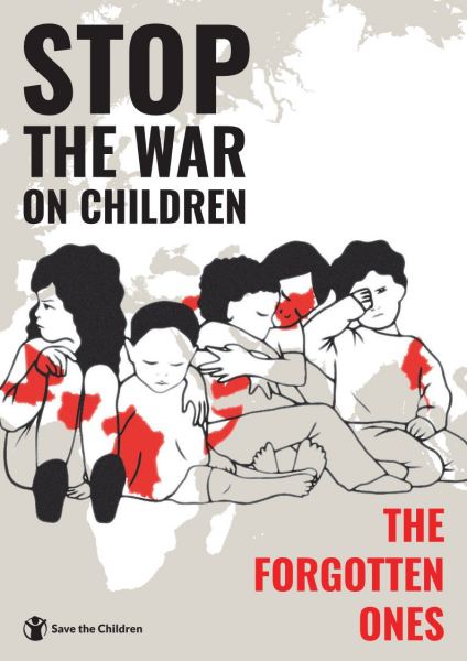 지난 6일 세이브더칠드런이 발간한 '‘아동에 대한 전쟁을 멈춰라:잊혀진 이들’ 보고서 표지. /세이브더칠드런