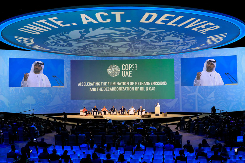 아랍에미리트(UAE) 두바이에서 제28차 유엔기후변화협약 당사국 총회(COP28)가 열리고 있다. /로이터 연합뉴스