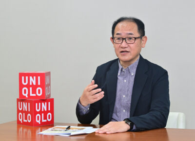 지난 7일 패스트리테일링 그룹의 임원 닛타 유키히로가 한국에 방문했다. 그는 “기업은 비즈니스를 통해 해당 문제 해결을 도와야 한다"고 전했다. /유니클로